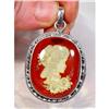 A WINNER Handcrafted Cameo Amber Pendant #1233148
