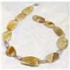 Picture Agate Gemstone  Choker~158 GRAMS #1233162