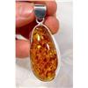 Image 1 : MOST Modern Baltic AMBER Sterling Pendant~26.5 #1233206