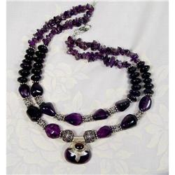 AMETHYST Royalty DOUBLE Choker~163 GRAMS #1233219