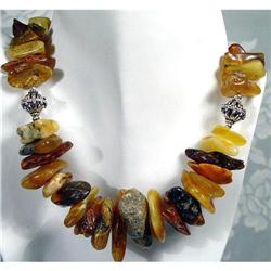 Massive Mutli Colored Amber Collar~111grams  #1233310