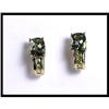 Image 1 : Green Fluorite and Green Peridot 14K Yellow #1233421