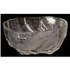Image 1 : Textured Glass Oval Bowl #1233495