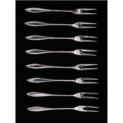 Set of 8 Sterling Cocktail Picks #1233515