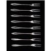 Image 1 : Set of 8 Sterling Cocktail Picks #1233515