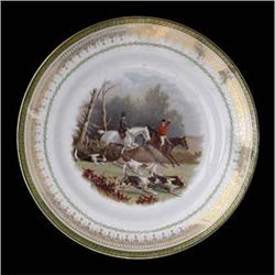 Hunt Scene Vienese Cabinet Plate #1233523