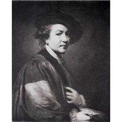 Engraving after Reynolds Self-Portrait #1233553