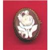 Image 1 : AWESOME FLOWER ON CARNELIAN CAMEO #1233580