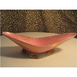 Pretty in 50s Pink Sloping Art Dish #1233604