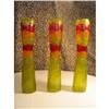Image 1 : 3 Colorful 60?s Lucite Vases #1233605