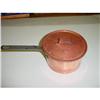 Image 1 : French copper Pan with its lid, Circa 1800 #1233649