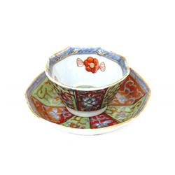 19C Chinese Export Dutch Cup & Saucer Melon #1233721