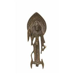 19C Chinese Bronze Wei Style Quan Yin Buddha #1233725