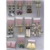 Image 1 : Earrings Pierced 11 Pair Mixed Styles Surg #1233824