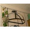 Image 1 : Pot Rack Wall Mount Iron Strap Country Style #1233832