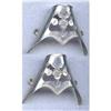 Image 1 : Boot Toes Tooled Silver Pierced Covers Cowboy #1233855
