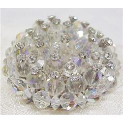  VINTAGE RHINESTONE BROOCH  #1243661