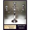 Image 1 : SHEFFIELD SILVER 3 TIER CANDELABRA / SL005 #1243869