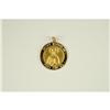 Image 1 : 14k Gold  ST CHRISTOPHER MEDAL  Pendant #1243996