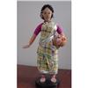 Image 1 : Doll India Cloth Woman Yarn Wrapped Arms & Legs#1250615