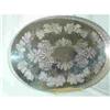 Image 1 : Serving Tray Silver Plate  Galleried. #1250844