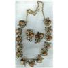 Image 1 : Necklace & Earings. Acorns. c 1940 #1250933