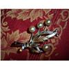 Image 1 : Silver Pin with Cultivated Pearls. #1250990