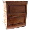 Image 1 : Two Section Oak File Cabinet #1251134