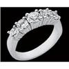 Image 1 : 1.40 carat G VS2 / SI DIAMOND RING 5 stone gold#1251515