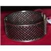 Image 1 : Designer Sterling Silver Bracelet Mesh Bangle #1255928