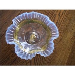 Opalescent Glass Dish-Jolly Bear #1269178