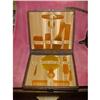 Image 1 : Celluloid Vanity Dresser Set in Case #1269247