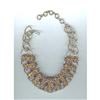 Image 1 : Vintage Amethyst & Gold Rhinestones Chain #1269281