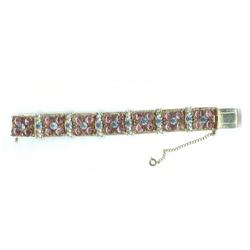 Blue Rhinestones & Amethyst-Colored  Glass  #1269334