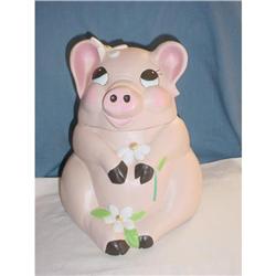 Bisque Pig Cookie Jar #1269341