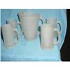 Image 1 : Crystal Frosted Satin Pitcher & Mug Set #1269347