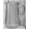 Image 1 : 8.5" H.C. FRY CRAQUEL GLASS CLEAR TEA PITCHER #1269600