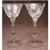 Image 1 : ROSE Point COCKTAIL Pair CAMBRIDGE 3121 #1269703