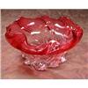 Image 1 : ART Glass PINK Candy Dish Pink-to-Clear #1269705