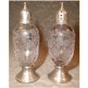 Image 1 : Cambridge CHANTILLY Shakers STERLING Base & TOP#1269713