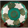 Image 1 : WEIMAR Decorative CHARGER Teal & Gold 12.75 in.#1269764