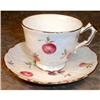 Image 1 : AYNSLEY Florida Teacup SET of 8- VINTAGE Fruits#1269841