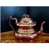 Image 1 : 19th c. BRONZE COPPER LUSTERWARE TEAPOT  #1270069