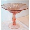 Image 1 : RARE Pink Swing Depression Footed Compote #1270119