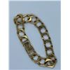 Image 1 : 10KT YELLOW GOLD CURBED LINK BRACELET