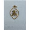 Image 1 : 18K PALM TREE PENDANT