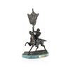 Image 2 : Buffalo Signal Bronze Replica By Frederic Remington