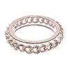 Image 1 : Chanel Silver CC Chain Clear Lucite Bangle Bracelet