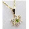 Image 2 : Peridot & Cubic Zirconia Pendant