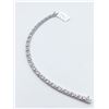 Image 2 : Sterling Silver Diamond Bracelet